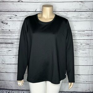 Nike NWT Size 3X Black Therma-Fit Long Sleeve Active Training Top